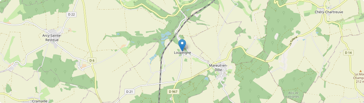 Loupeigne - Carte