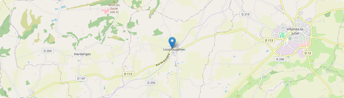 Loupfougères - Carte