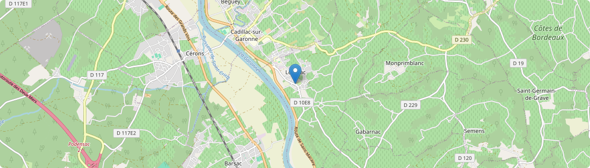 Loupiac - Carte