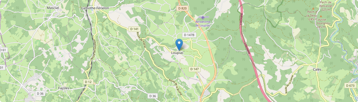 Loupiac - Carte