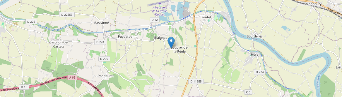 Loupiac-de-la-Réole - Carte