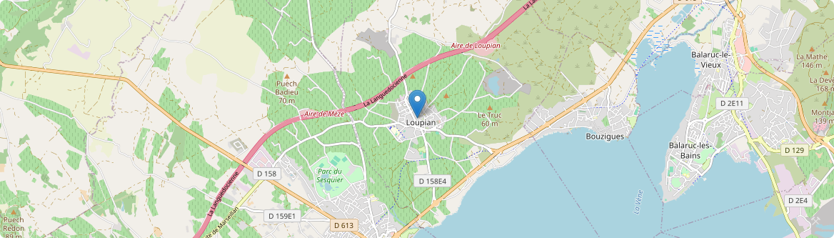 Loupian - Carte