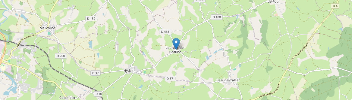 Louroux-de-Beaune - Carte