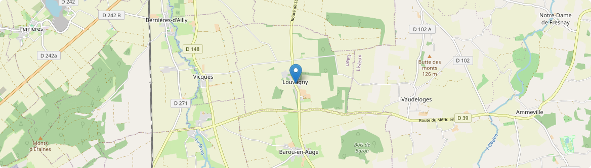 Louvagny - Carte