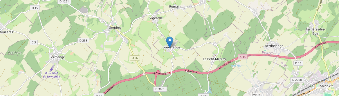 Louvatange - Carte