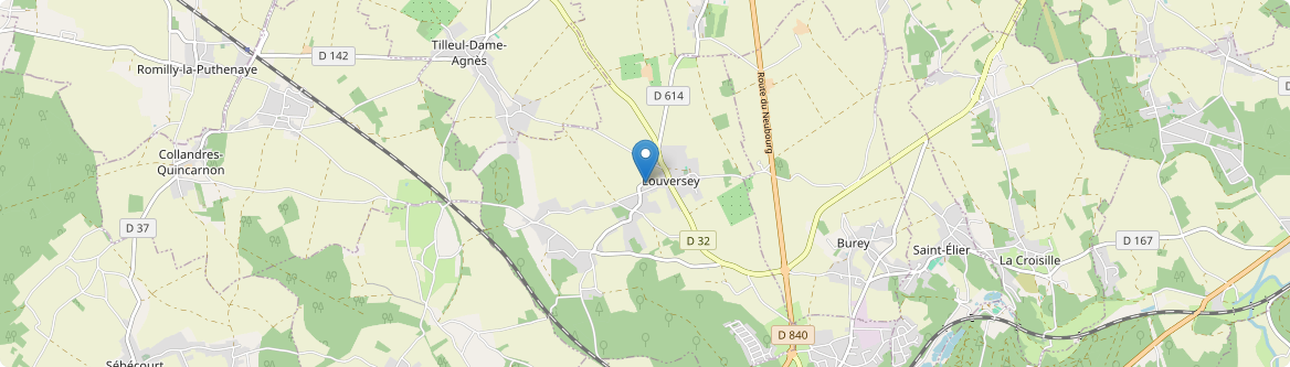 Louversey - Carte