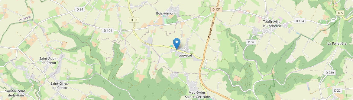 Louvetot - Carte