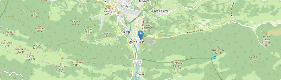 Louvie-Juzon - Carte