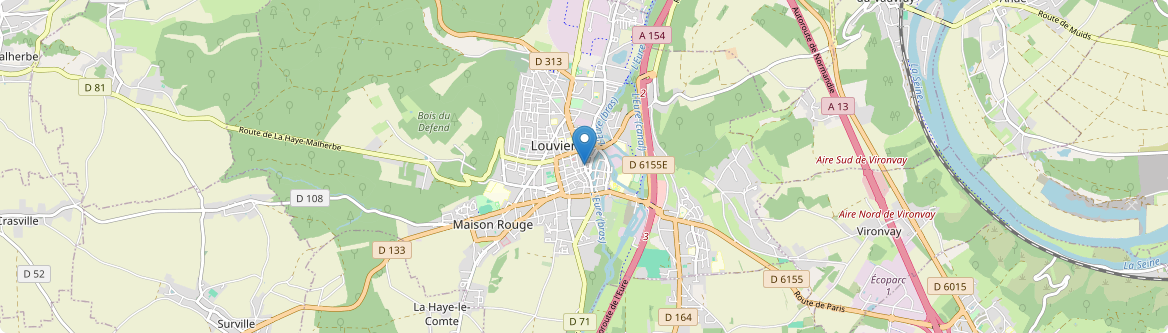Louviers - Carte