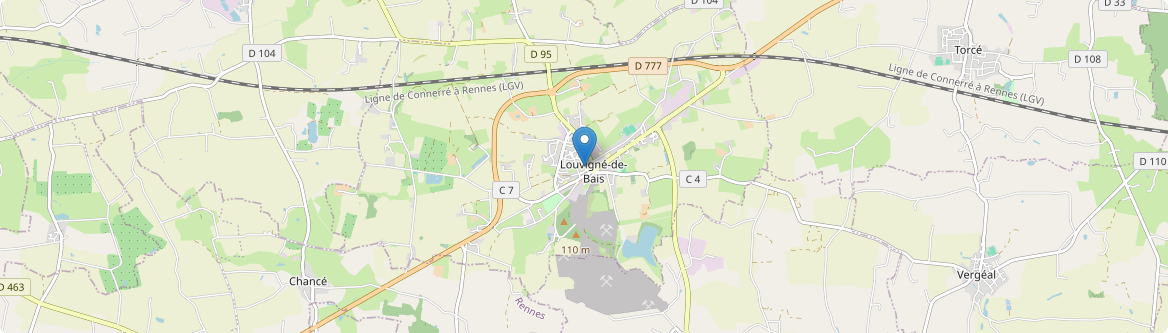 Louvigné-de-Bais - Carte