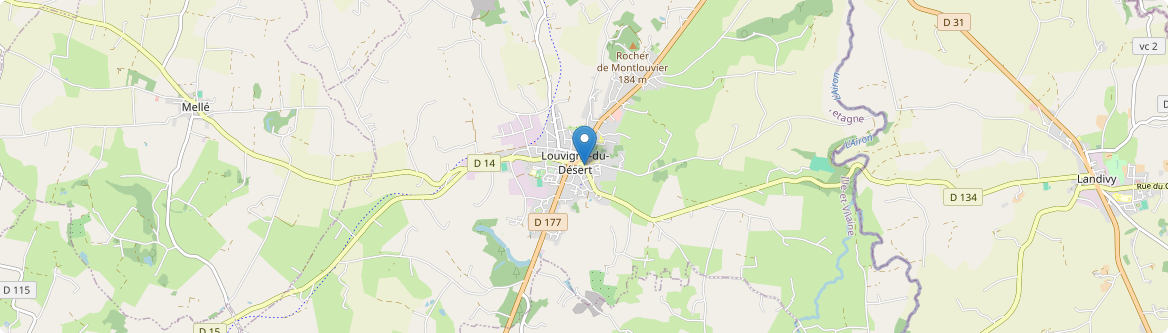 Louvigné - Carte