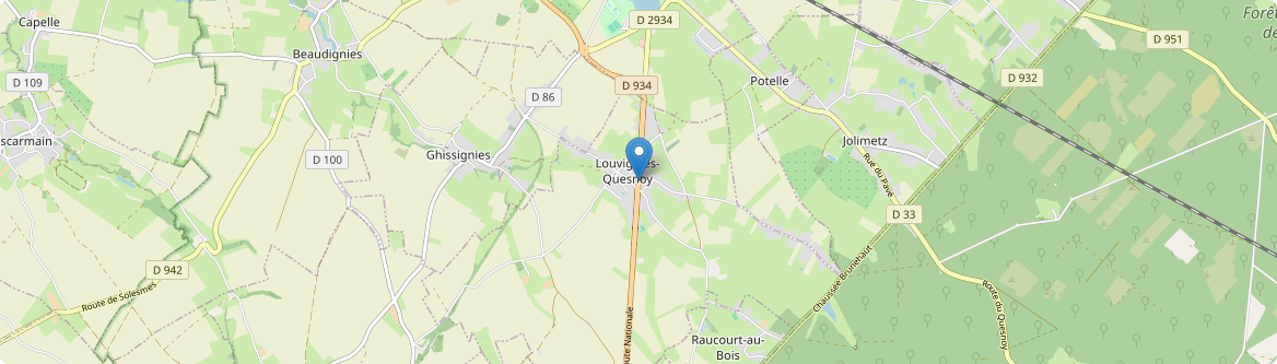 Louvignies-Quesnoy - Carte