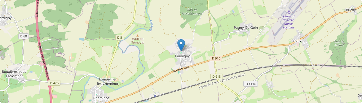 Louvigny - Carte