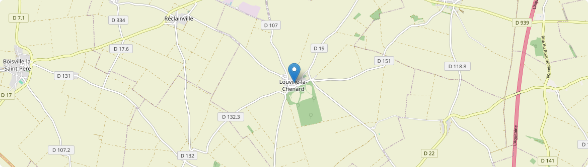 Louville-la-Chenard - Carte