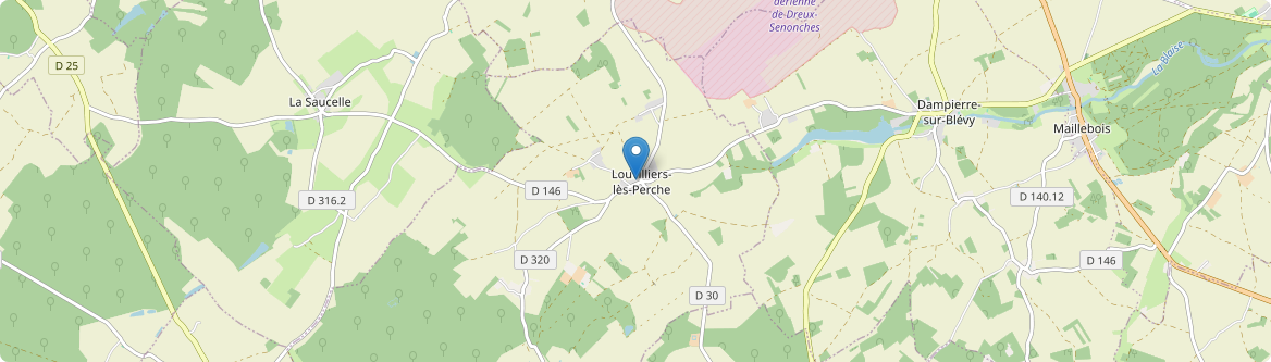 Louvilliers-lès-Perche - Carte