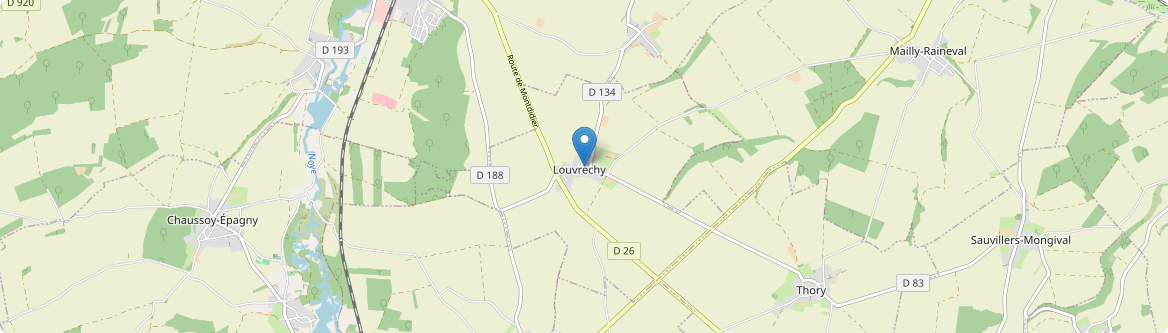 Louvrechy - Carte