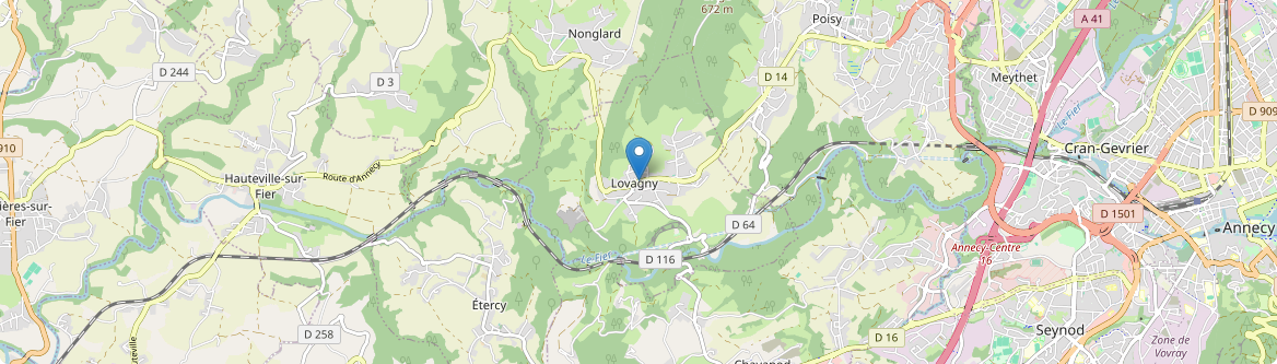 Lovagny - Carte