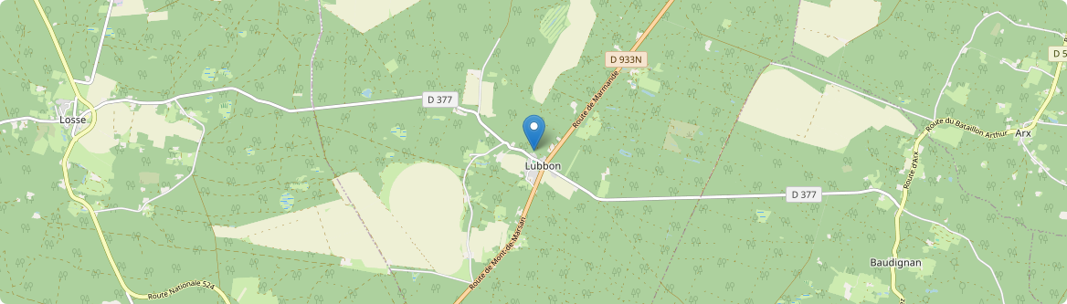 Lubbon - Carte