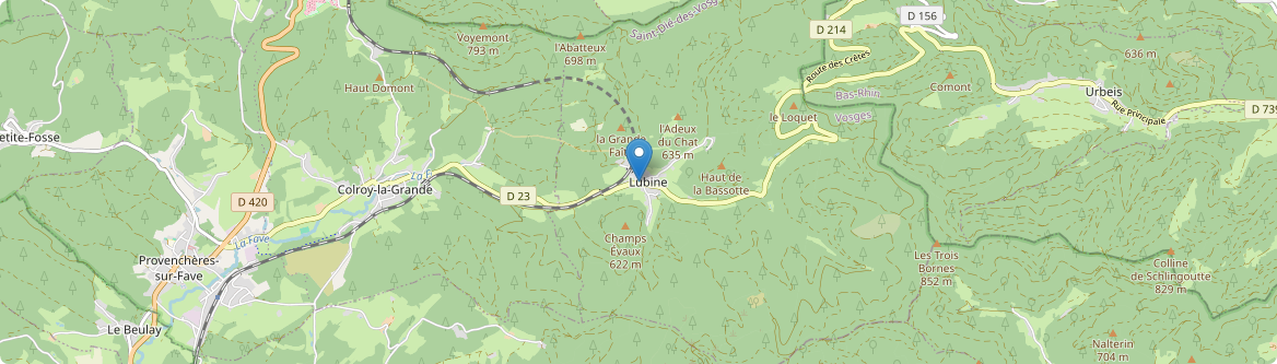 Lubine - Carte