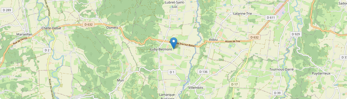 Luby-Betmont - Carte