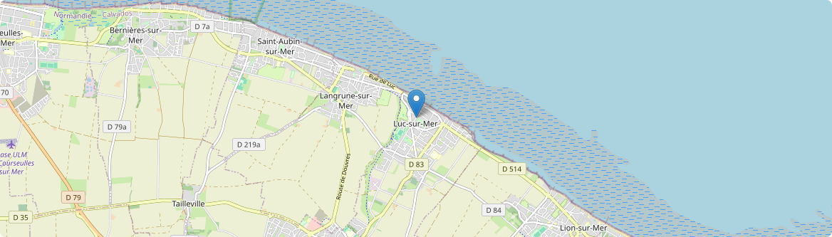 Luc-sur-Mer - Carte