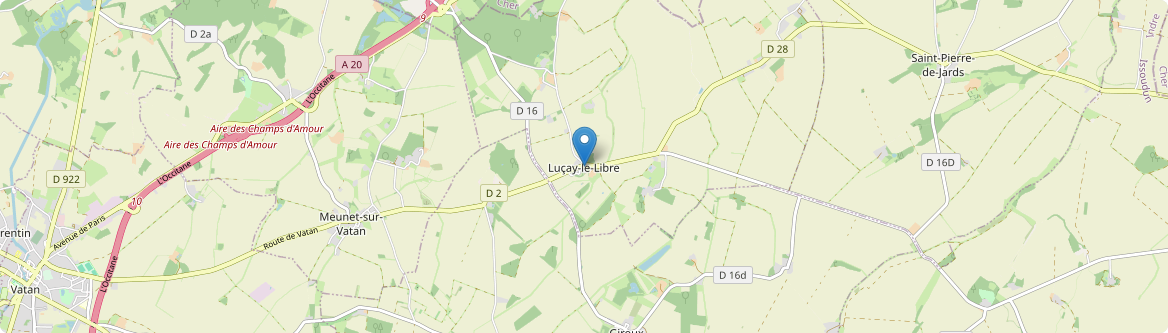 Luçay-le-Libre - Carte