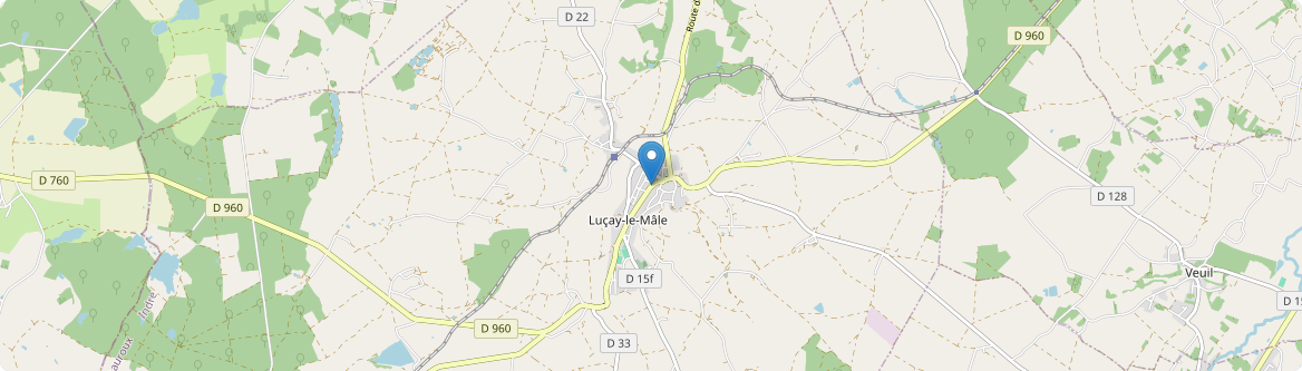 Luçay-le-Mâle - Carte