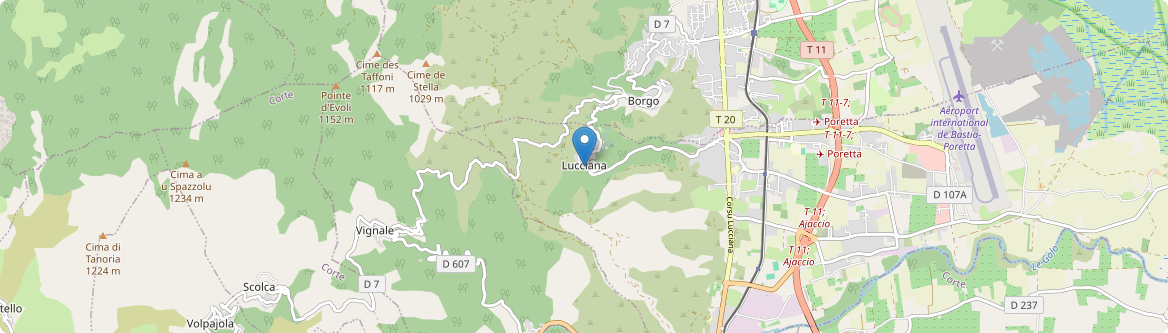 Lucciana - Carte