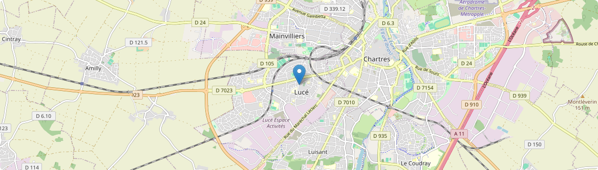 Lucé - Carte