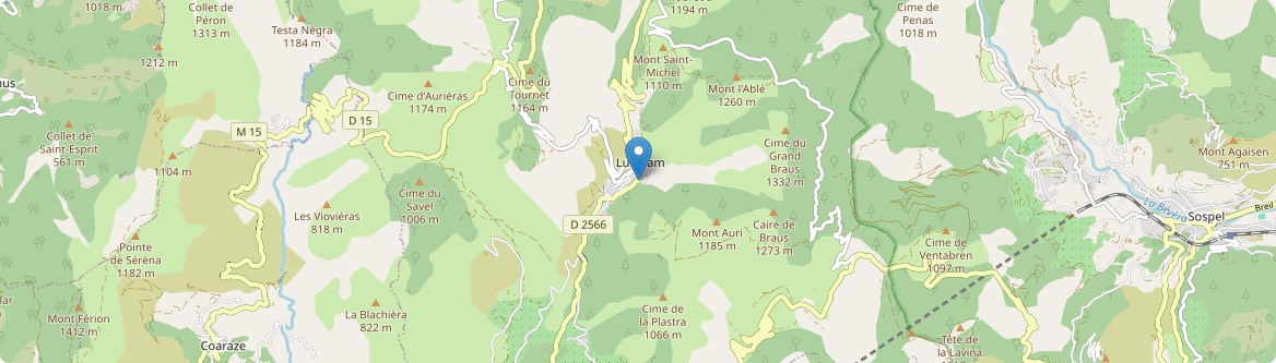 Lucéram - Carte