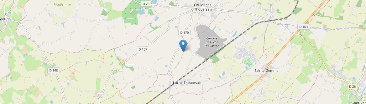 Luché-Thouarsais - Carte
