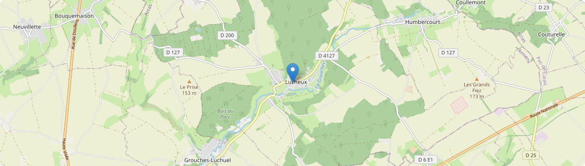 Lucheux - Carte