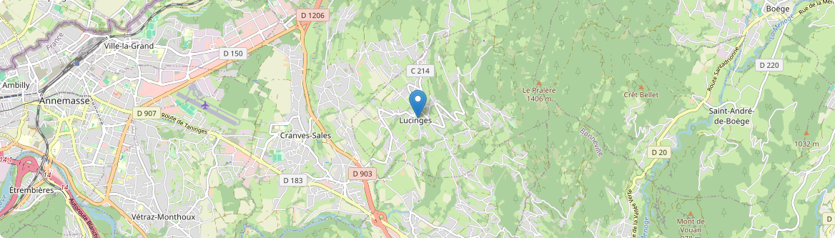 Lucinges - Carte