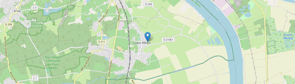 Ludon-Médoc - Carte