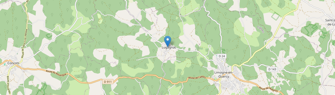 Lugagnac - Carte