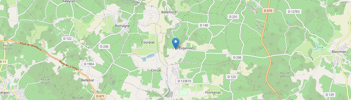 Lugasson - Carte