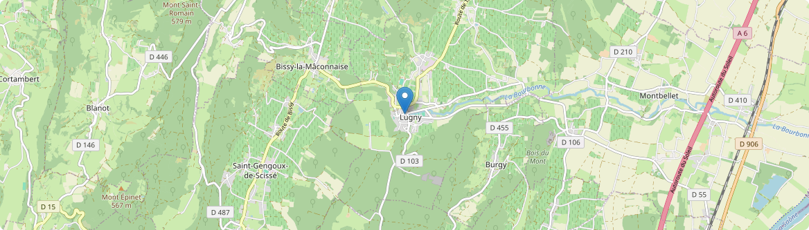 Lugny - Carte
