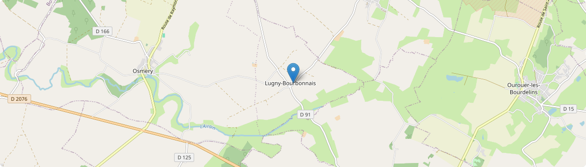 Lugny-Bourbonnais - Carte