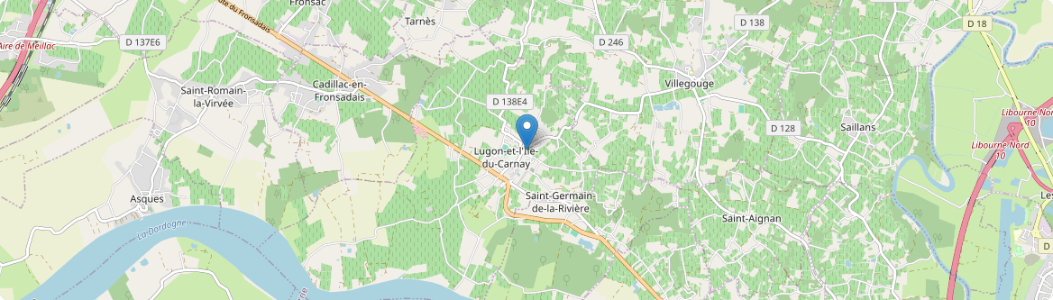 Lugon-et-l'Île-du-Carnay - Carte