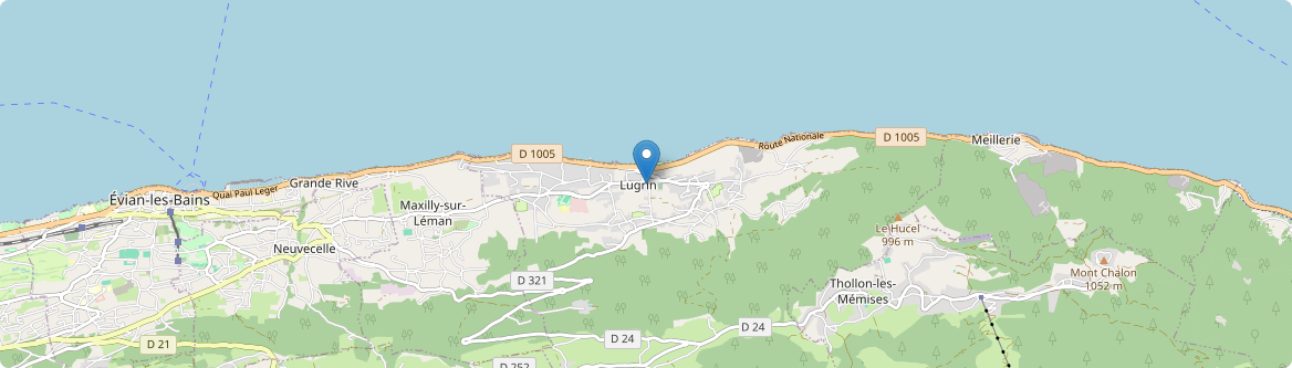 Lugrin - Carte
