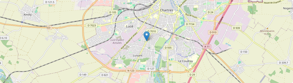 Luisant - Carte