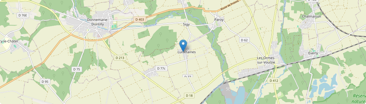 Luisetaines - Carte