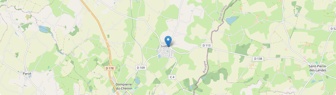 Luitré-Dompierre - Carte