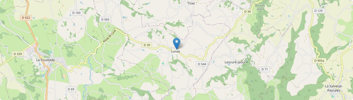 Lunac - Carte