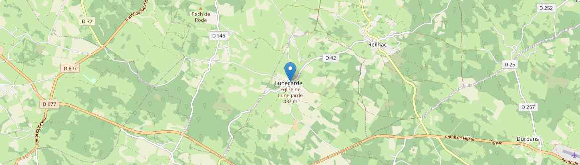 Lunegarde - Carte