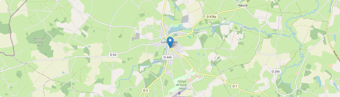 Lurcy-Lévis - Carte