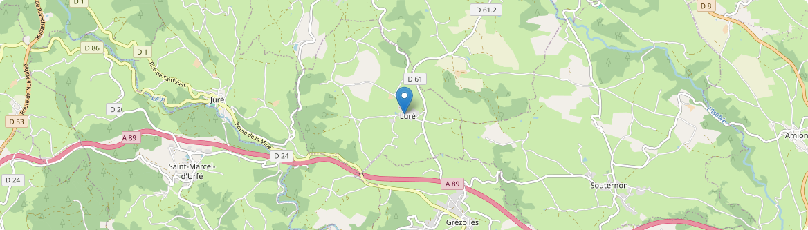 Luré - Carte