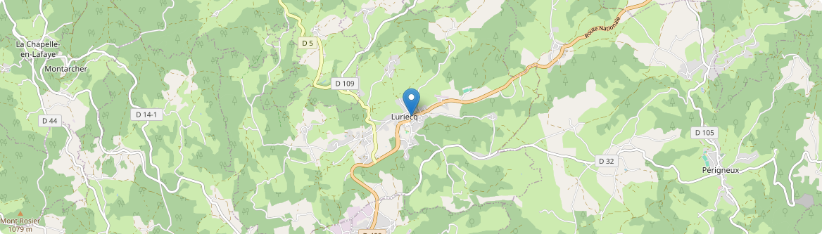 Luriecq - Carte
