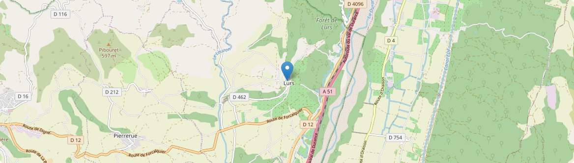 Lurs - Carte