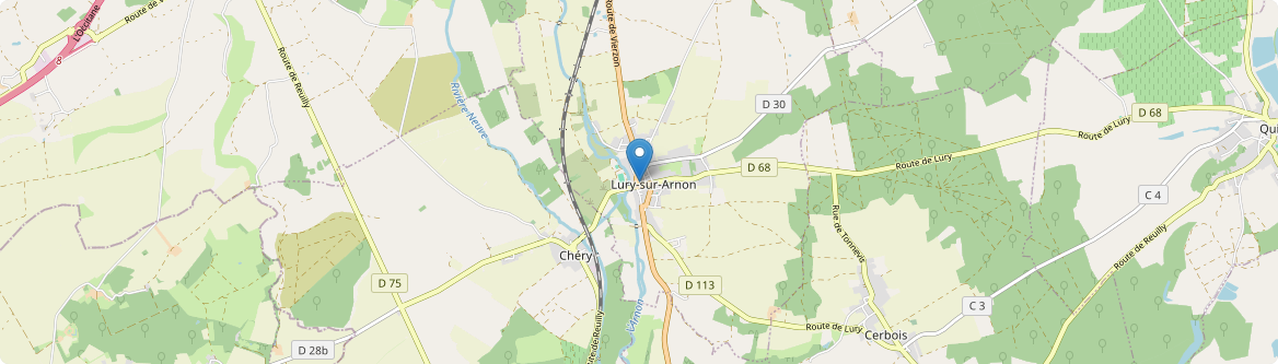 Lury-sur-Arnon - Carte